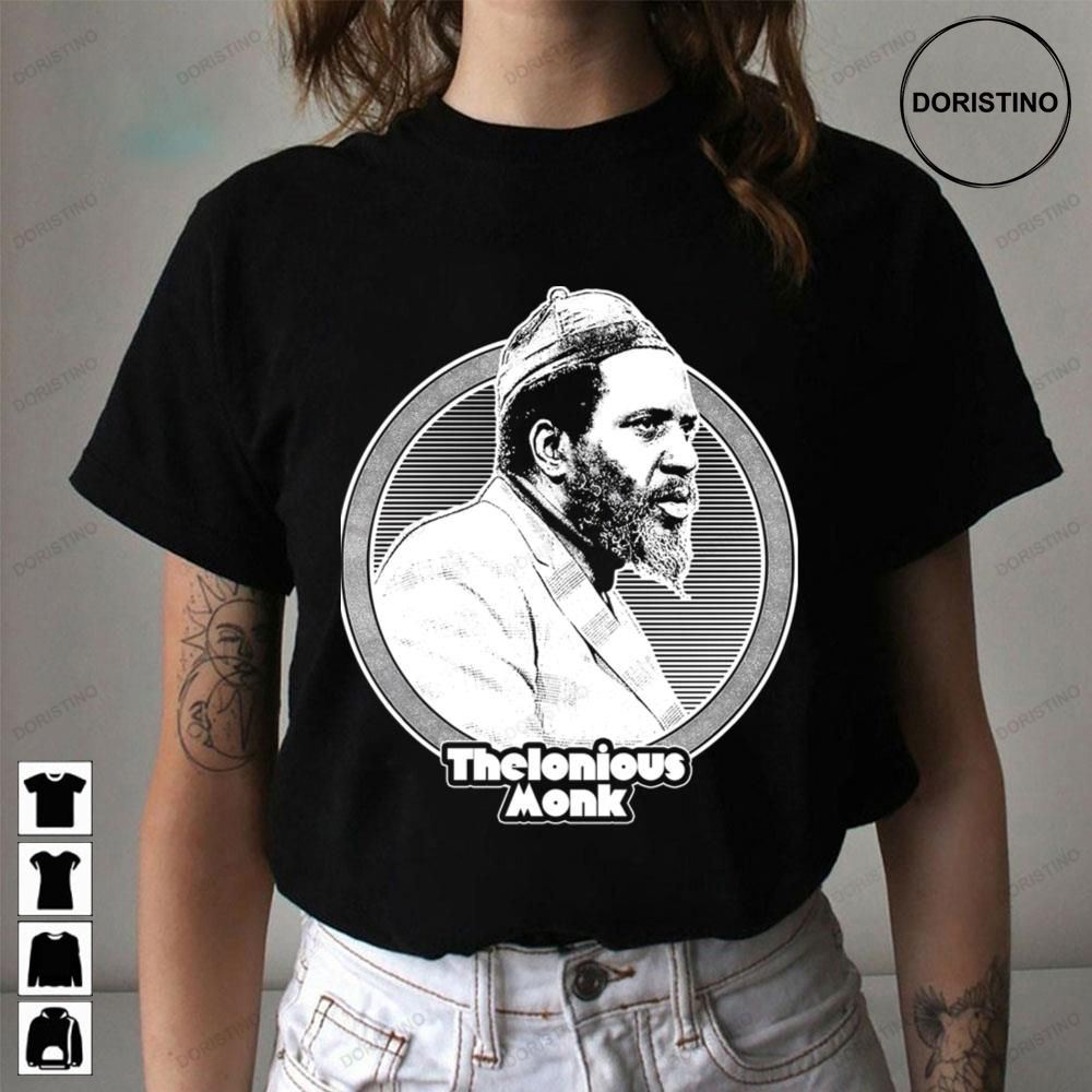 White Thelonious Monk Limited Edition T-shirts